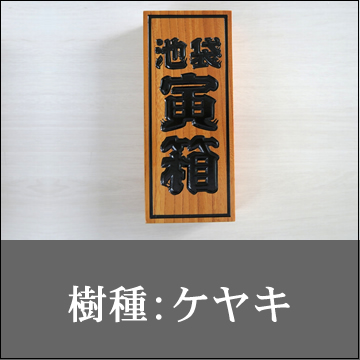 樹種：ケヤキ